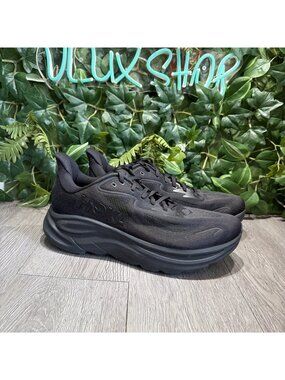 Hoka One One Clifton 10 Shoes Men’s 11.5 D Black Road Running Athletic Sneakers
